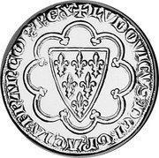 France 10 Francs Gold Ecu of Louis IX 2000 Proof KM# 1231 LVDOVICVS DEI GRATIA FRANCOR REX coin reverse France 10 Francs Gold Ecu of Louis IX 2000 Proof KM# 1231 LVDOVICVS DEI GRATIA FRANCOR REX coin reverse