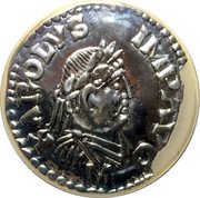 France 10 Francs Denier of Charlemagne 2000 Proof KM# 1230 KAROLVS IMP AVG coin reverse France 10 Francs Denier of Charlemagne 2000 Proof KM# 1230 KAROLVS IMP AVG coin reverse