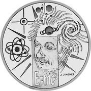 France 10 Francs Physics 2000 Proof KM# 1217 E=mc2 J JIMENEZ coin reverse France 10 Francs Physics 2000 Proof KM# 1217 E=mc2 J JIMENEZ coin reverse