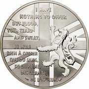 France 100 Francs Winston Churchill 1994 Proof KM# 1037 I HAVE NOTHING TO OFFER BUT BLOOD TOIL, TEARS AND SWEAT JE N’AI RIEN À OFFRIR QUE DU SANG DE LA PEINE DES LARMES DE LA SUEUR coin reverse France 100 Francs Winston Churchill 1994 Proof KM# 1037 I HAVE NOTHING TO OFFER BUT BLOOD TOIL, TEARS AND SWEAT JE N’AI RIEN À OFFRIR QUE DU SANG DE LA PEINE DES LARMES DE LA SUEUR coin reverse