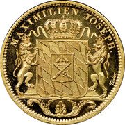 France 2 Francs King and Queen of Bavaria Visit to Paris Mint 1810 KM# M6b MAXIMILIEN JOSEPH. TIOLIER coin obverse France 2 Francs King and Queen of Bavaria Visit to Paris Mint 1810 KM# M6b MAXIMILIEN JOSEPH. TIOLIER coin obverse