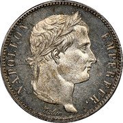 France 2 Francs Hundred Days. Napoleon 1815 A KM# 703 NAPOLEON EMPEREUR. TIOLIER coin obverse France 2 Francs Hundred Days. Napoleon 1815 A KM# 703 NAPOLEON EMPEREUR. TIOLIER coin obverse