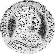 France 2 Francs Louis XVIII 1817 KM# M7 LOUIS XVIII ROI DE FRANCE coin obverse France 2 Francs Louis XVIII 1817 KM# M7 LOUIS XVIII ROI DE FRANCE coin obverse