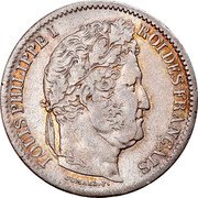 France 2 Francs Louis Philippe I 1834 T KM# 743.12 LOUIS PHILIPPE I ROI DES FRANÇAIS DOMARD. F. coin obverse France 2 Francs Louis Philippe I 1834 T KM# 743.12 LOUIS PHILIPPE I ROI DES FRANÇAIS DOMARD. F. coin obverse