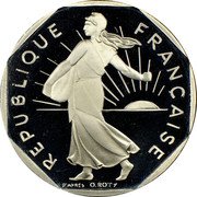 France 2 Francs D'Apres O. Roty 1991 KM# 942.2 REPUBLIQUE FRANÇAISE D'APRÈS O.ROTY coin obverse France 2 Francs D'Apres O. Roty 1991 KM# 942.2 REPUBLIQUE FRANÇAISE D'APRÈS O.ROTY coin obverse