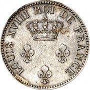 France 2 Sous Colonie de Cayenne. Louis XVIII 1816 A KM# 3 LOUIS XVIII ROI DE FRANCE coin obverse