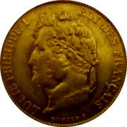 France 20 Francs Louis-Philippe I 1842 W KM# 750.5 LOUIS PHILIPPE I ROI DES FRANÇAIS DOMARD. F. coin obverse France 20 Francs Louis-Philippe I 1842 W KM# 750.5 LOUIS PHILIPPE I ROI DES FRANÇAIS DOMARD. F. coin obverse