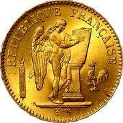 France 20 Francs Genius of Liberty 1849 A KM# 757 RÉPUBLIQUE FRANÇAISE 24.25.FEV.1848 DUPRÉ coin obverse France 20 Francs Genius of Liberty 1849 A KM# 757 RÉPUBLIQUE FRANÇAISE 24.25.FEV.1848 DUPRÉ coin obverse