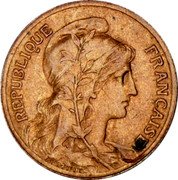 France 5 Centimes Marianne 1901 KM# 842 REPUBLIQUE FRANÇAISE DANIEL-DUPUIS coin obverse France 5 Centimes Marianne 1901 KM# 842 REPUBLIQUE FRANÇAISE DANIEL-DUPUIS coin obverse