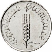 France 5 Centimes Wheat Ears 1961 KM# 927 RÉPUBLIQUE FRANÇAISE coin obverse France 5 Centimes Wheat Ears 1961 KM# 927 RÉPUBLIQUE FRANÇAISE coin obverse