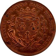 France 5 Francs Charles X. Duke de Bordeaux Visit to Paris Mint 1828 KM# M18 HENRI CHARLES FERDINAND MARIE DIEUDONNE D'ARTOIS coin obverse France 5 Francs Charles X. Duke de Bordeaux Visit to Paris Mint 1828 KM# M18 HENRI CHARLES FERDINAND MARIE DIEUDONNE D'ARTOIS coin obverse