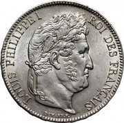 France 5 Francs Louis-Philippe I 1837 B KM# 749.2 LOUIS PHILIPPE I ROI DES FRANÇAIS DOMARD.F. coin obverse France 5 Francs Louis-Philippe I 1837 B KM# 749.2 LOUIS PHILIPPE I ROI DES FRANÇAIS DOMARD.F. coin obverse