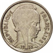 France 5 Francs Marianne 1933 (a) KM# 887 REPVBLIQVE FRANÇAISE 19 33 L.BAZOR coin obverse France 5 Francs Marianne 1933 (a) KM# 887 REPVBLIQVE FRANÇAISE 19 33 L.BAZOR coin obverse