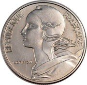 France 5 Francs Marianne 2000 KM# 1967 REPUBLIQUE FRANÇAISE LAGRIFFOUL coin reverse France 5 Francs Marianne 2000 KM# 1967 REPUBLIQUE FRANÇAISE LAGRIFFOUL coin reverse