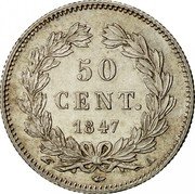 France 50 Centimes Louis-Philippe I 1847 A KM# 768.1 50 CENT. 1846 A coin reverse France 50 Centimes Louis-Philippe I 1847 A KM# 768.1 50 CENT. 1846 A coin reverse