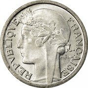 France 50 Centimes Marianne 1946 B KM# 894.2a REPUBLIQUE FRANÇAISE MORLON coin obverse France 50 Centimes Marianne 1946 B KM# 894.2a REPUBLIQUE FRANÇAISE MORLON coin obverse