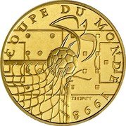 France 50 Francs World Cup 1996 Proof KM# 1145 COUPE DU MONDE 1998 J.JIMENEZ coin reverse France 50 Francs World Cup 1996 Proof KM# 1145 COUPE DU MONDE 1998 J.JIMENEZ coin reverse