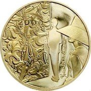 France 50 Francs Yves Saint-Laurent 2000 Proof KM# 1236 2000 YVES SAINT-LAURENT coin reverse France 50 Francs Yves Saint-Laurent 2000 Proof KM# 1236 2000 YVES SAINT-LAURENT coin reverse