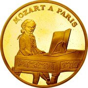 France 500 Francs Mozart in Paris 1991 Proof KM# 1001 MOZART A PARIS coin reverse France 500 Francs Mozart in Paris 1991 Proof KM# 1001 MOZART A PARIS coin reverse