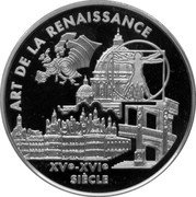 France 6.55957 Francs European Art Styles. Renaissance 2000 Proof KM# 1225 ART DE LA RENAISSANCE XVE - XVIE SIÈCLE coin reverse France 6.55957 Francs European Art Styles. Renaissance 2000 Proof KM# 1225 ART DE LA RENAISSANCE XVE - XVIE SIÈCLE coin reverse