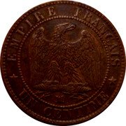 France Centime Napoleon III 1855 MA monogram (d) KM# 775.6 EMPIRE FRANÇAIS MA UN CENTIME coin reverse France Centime Napoleon III 1855 MA monogram (d) KM# 775.6 EMPIRE FRANÇAIS MA UN CENTIME coin reverse