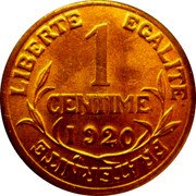France 1 Centime Marianne 1920 KM# 840 LIBERTE EGALITE FRATERNITE 1 CENTIME 1909 coin reverse France 1 Centime Marianne 1920 KM# 840 LIBERTE EGALITE FRATERNITE 1 CENTIME 1909 coin reverse