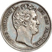 France Franc Louis Philippe I 1831 A KM# 742.1 LOUIS PHILIPPE I ROI DES FRANÇAIS TIOLIER coin obverse