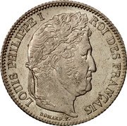 France Franc Louis Philippe I 1832 T KM# 748.12 LOUIS PHILIPPE I ROI DES FRANÇAIS DOMARD. F. coin obverse France Franc Louis Philippe I 1832 T KM# 748.12 LOUIS PHILIPPE I ROI DES FRANÇAIS DOMARD. F. coin obverse
