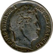 France Franc Louis Philippe I 1845 B KM# 748.2 LOUIS PHILIPPE I ROI DES FRANÇAIS DOMARD.F. coin obverse France Franc Louis Philippe I 1845 B KM# 748.2 LOUIS PHILIPPE I ROI DES FRANÇAIS DOMARD.F. coin obverse
