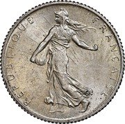 France Franc The Sower 1914 C KM# 844.2 RÉPUBLIQUE FRANÇAISE coin obverse France Franc The Sower 1914 C KM# 844.2 RÉPUBLIQUE FRANÇAISE coin obverse