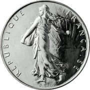 France Franc The Sower 1989 KM# 925.1 REPUBLIQUE FRANÇAISE O. ROTY coin obverse France Franc The Sower 1989 KM# 925.1 REPUBLIQUE FRANÇAISE O. ROTY coin obverse