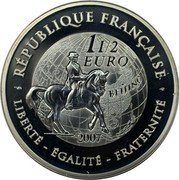 France 1-1/2 Euro XXIX Summer Olympics in Beijing. Equestrian 2007 Proof KM# 1477 RÉPUBLIQUE FRANÇAISE 1 1/2 EURO BEIJING 2007 LIBERTÉ - ÉGALITÉ - FRATERNITÉ coin obverse France 1-1/2 Euro XXIX Summer Olympics in Beijing. Equestrian 2007 Proof KM# 1477 RÉPUBLIQUE FRANÇAISE 1 1/2 EURO BEIJING 2007 LIBERTÉ - ÉGALITÉ - FRATERNITÉ coin obverse