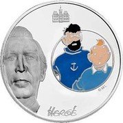 France 1-1/2 Euro 100th Anniversary of Georges Remi. Tintin and the Capitain Haddock 2007 Proof KM# 1506 HERGÉ ML coin reverse France 1-1/2 Euro 100th Anniversary of Georges Remi. Tintin and the Capitain Haddock 2007 Proof KM# 1506 HERGÉ ML coin reverse