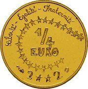 France 1/4 Euro Children's Design 2002 Proof KM# 1331 LIBERTÉ EGALITÉ FRATERNITÉ 1/4 EURO 2 2 coin reverse France 1/4 Euro Children's Design 2002 Proof KM# 1331 LIBERTÉ EGALITÉ FRATERNITÉ 1/4 EURO 2 2 coin reverse