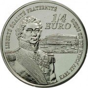 France 1/4 Euro Jean Baptiste Bernadotte 2006 KM# 1445 LIBERTÉ ÉGALITÉ FRATERNITÉ 1/4 EURO KARL XIV JOHAN ROI DE SUÈDE coin reverse France 1/4 Euro Jean Baptiste Bernadotte 2006 KM# 1445 LIBERTÉ ÉGALITÉ FRATERNITÉ 1/4 EURO KARL XIV JOHAN ROI DE SUÈDE coin reverse