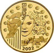 France 10 Euro Introduction of the Euro 2002 Proof KM# 1302 € € € € € € € € € € € € EUROPA 2002 2002 coin reverse France 10 Euro Introduction of the Euro 2002 Proof KM# 1302 € € € € € € € € € € € € EUROPA 2002 2002 coin reverse