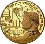 France 10 Euro Napoleon I 2004 Proof KM# 1367 1804-COURONNEMENT DE NAPOLÉON RF coin obverse France 10 Euro Napoleon I 2004 Proof KM# 1367 1804-COURONNEMENT DE NAPOLÉON RF coin obverse