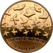 France 10 Euro 60th Anniversary of the End of the Second World War 2005 Proof KM# 2023 L'EUROPE FAIT LA PAIX 8 MAI 1945 coin reverse France 10 Euro 60th Anniversary of the End of the Second World War 2005 Proof KM# 2023 L'EUROPE FAIT LA PAIX 8 MAI 1945 coin reverse