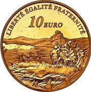France 10 Euro 200 years of the Battle of Austerlitz 2005 Proof KM# 1432 LIBERTÉ ÉGALITÉ FRATERNITÉ 10 EURO coin reverse France 10 Euro 200 years of the Battle of Austerlitz 2005 Proof KM# 1432 LIBERTÉ ÉGALITÉ FRATERNITÉ 10 EURO coin reverse