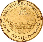 France 10 Euro XXIX Summer Olympics in Beijing. Swimming 2008 Proof KM# 1544 RÉPUBLIQUE FRANÇAISE 10 EURO BEIJING 2008 LIBERTÉ - ÉGALITÉ - FRATERNITÉ coin obverse France 10 Euro XXIX Summer Olympics in Beijing. Swimming 2008 Proof KM# 1544 RÉPUBLIQUE FRANÇAISE 10 EURO BEIJING 2008 LIBERTÉ - ÉGALITÉ - FRATERNITÉ coin obverse
