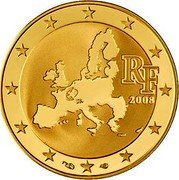 France 10 Euro 50th Anniversary of the European Parliament 2008 Proof KM# 1533 RF 2008 coin obverse France 10 Euro 50th Anniversary of the European Parliament 2008 Proof KM# 1533 RF 2008 coin obverse
