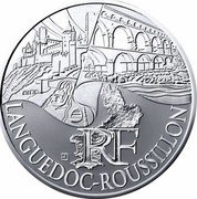 France 10 Euro Languedoc-Roussillon 2011 KM# 1741 LIBERTÉ ÉGALITÉ FRATERNITÉ EURO 10 2011 coin reverse France 10 Euro Languedoc-Roussillon 2011 KM# 1741 LIBERTÉ ÉGALITÉ FRATERNITÉ EURO 10 2011 coin reverse