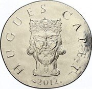 France 10 Euro Kings of France - Hugh Capet 2012 (a) Proof KM# 1856 HUGUES CAPET 2012 coin reverse France 10 Euro Kings of France - Hugh Capet 2012 (a) Proof KM# 1856 HUGUES CAPET 2012 coin reverse