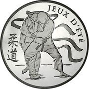 France 10 Euro London Olympic Games - Judo 2012 (a) Proof KM# 1921 JEUX D'ÉTÉ coin reverse France 10 Euro London Olympic Games - Judo 2012 (a) Proof KM# 1921 JEUX D'ÉTÉ coin reverse