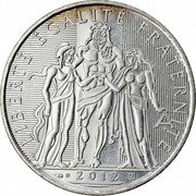 France 10 Euro Hercule 2012 KM# 2073 LIBERTÉ ÉGALITÉ FRATERNITÉ 2012 coin reverse France 10 Euro Hercule 2012 KM# 2073 LIBERTÉ ÉGALITÉ FRATERNITÉ 2012 coin reverse
