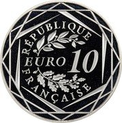 France 10 Euro Rooster 2014 KM# 2110 RÉPUBLIQUE FRANÇAISE EURO 10 coin obverse France 10 Euro Rooster 2014 KM# 2110 RÉPUBLIQUE FRANÇAISE EURO 10 coin obverse