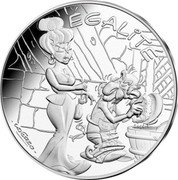 France 10 Euro Asterix Republican values. Equality Dishwashing 2015 KM# 2272 ÉGALITÉ UDERZO coin reverse France 10 Euro Asterix Republican values. Equality Dishwashing 2015 KM# 2272 ÉGALITÉ UDERZO coin reverse