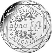 France 10 Euro The Little Prince visits the Castle of Versailles 2016 KM# 2317 RÉPUBLIQUE FRANÇAISE EURO 10 2016 coin obverse France 10 Euro The Little Prince visits the Castle of Versailles 2016 KM# 2317 RÉPUBLIQUE FRANÇAISE EURO 10 2016 coin obverse