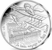 France 10 Euro The Little Prince in a Plane 2016 KM# 2318 LE BEAU VOYAGE DU PETIT PRINCE coin reverse France 10 Euro The Little Prince in a Plane 2016 KM# 2318 LE BEAU VOYAGE DU PETIT PRINCE coin reverse