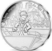France 10 Euro The Little Prince. Visiting Notre Dame de Paris 2016 KM# 2304 LE BEAU VOYAGE DU PETIT PRINCE coin reverse France 10 Euro The Little Prince. Visiting Notre Dame de Paris 2016 KM# 2304 LE BEAU VOYAGE DU PETIT PRINCE coin reverse